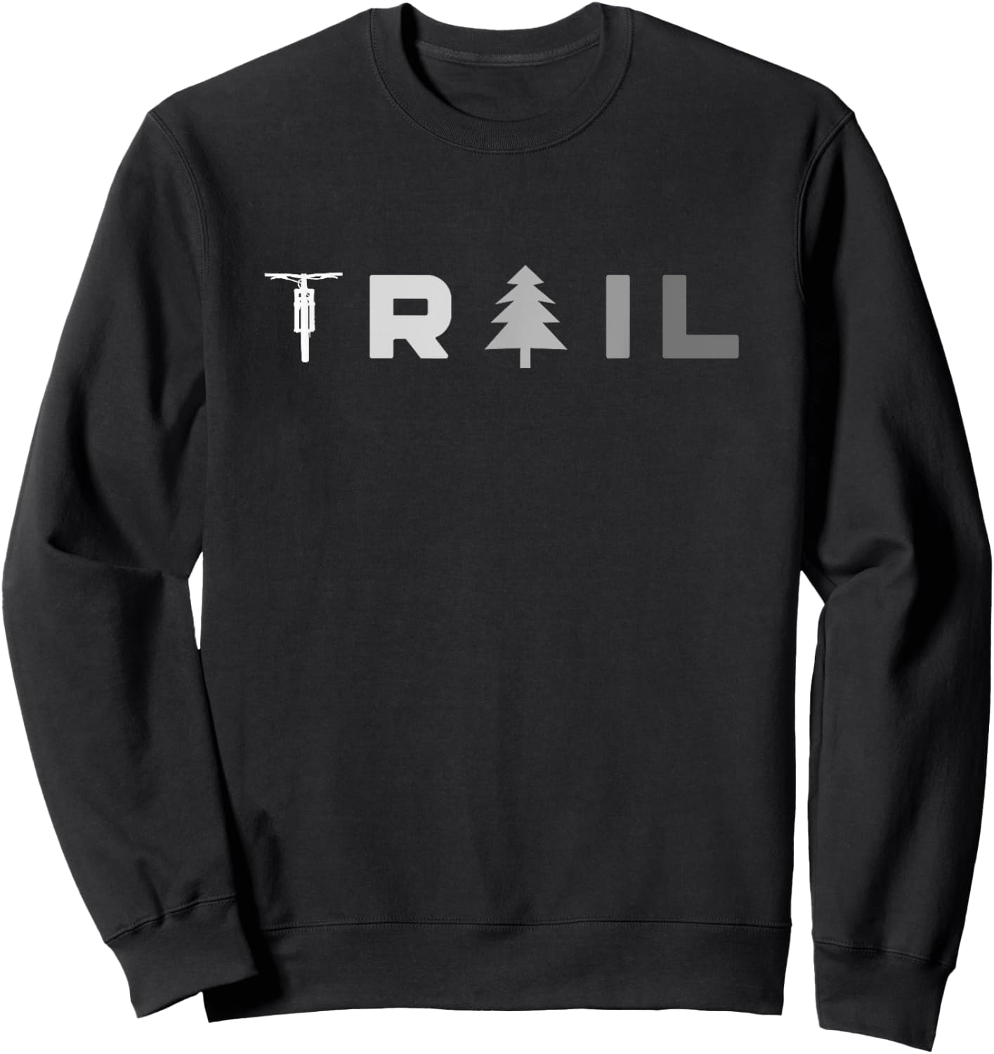 Trail MTB Mountain Bike Apparel - MTB Mountain Bike Sweatshirt - Sweatshirt | Black