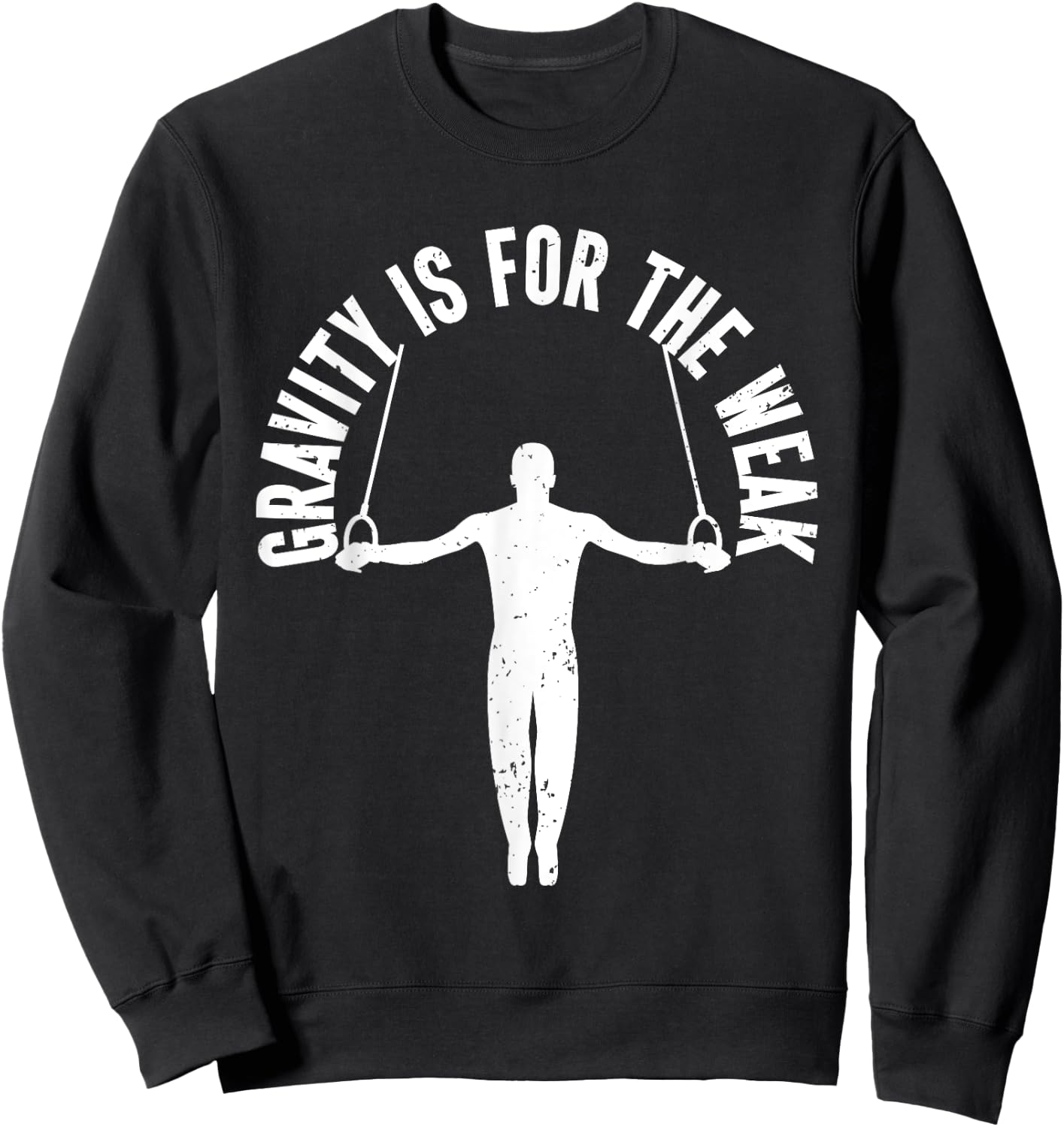 Funny Gymnastics Gifts For Boys Men -Kids -Adults Gymnastics Shirt Black Small Modern Classic Gymnastics Lover Letter Print Round Collar Short Sleeve Sweatshirt - Sweatshirt | Black