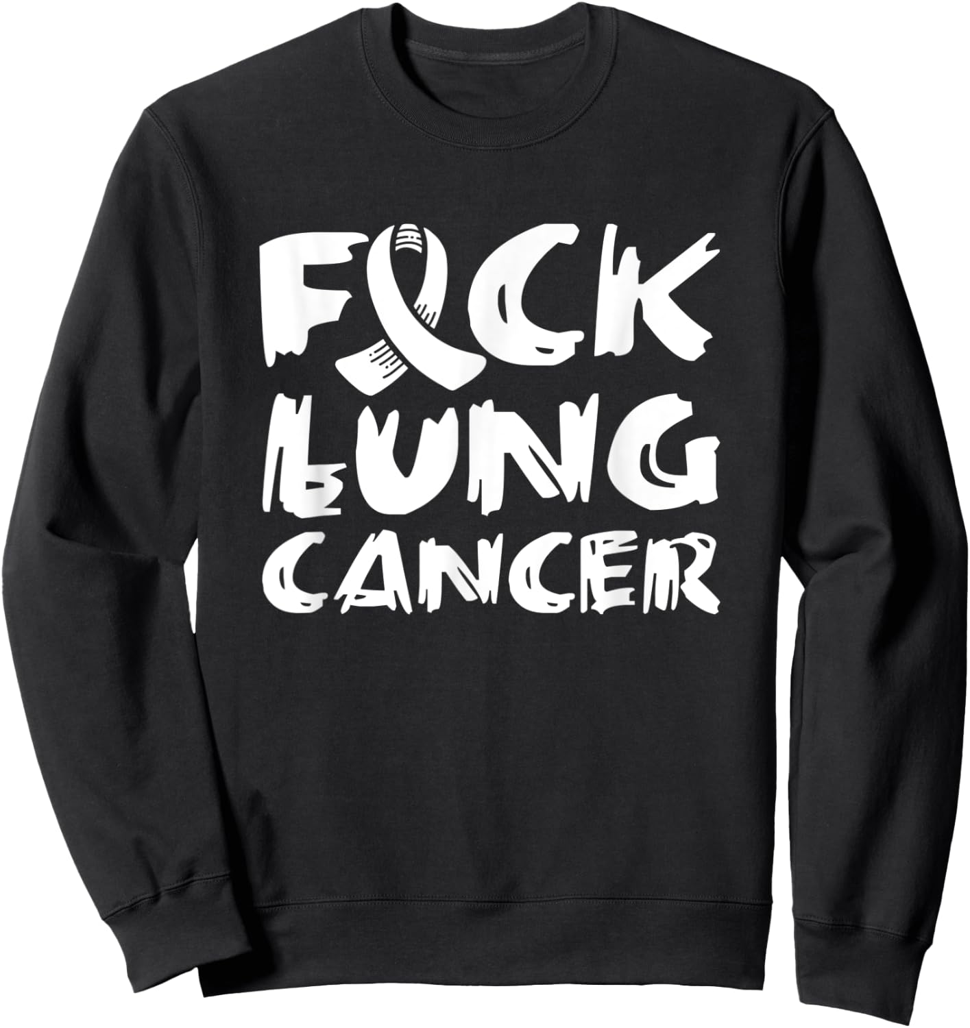 Fuck Lung Cancer Sweatshirt - Sweatshirt | Black