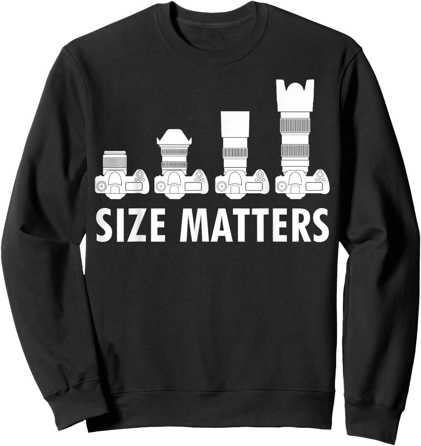 Funny Photographer Gift Women Cool Photography Lover Sweatshirt - Sweatshirt | Black