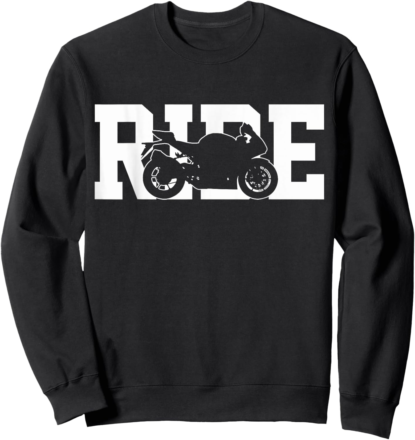Motorcycle Racing Biker Racer Gift Sweatshirt - Sweatshirt | Black