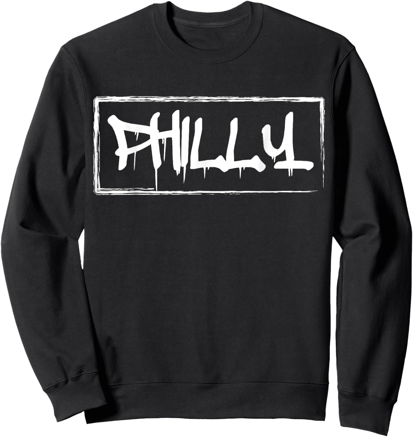 Philly city graffiti skater streetwear apparel Sweatshirt - Sweatshirt | Black