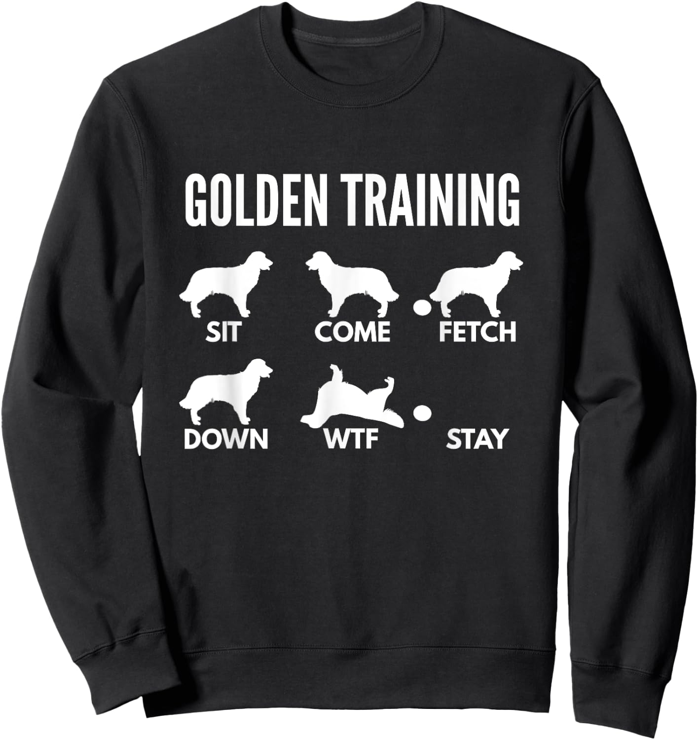Golden Training for Golden Retriever Owners Sweatshirt - Sweatshirt | Black