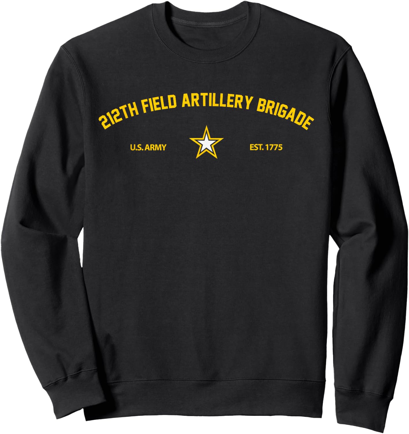 US Army 212th Field Artillery Brigade Sweatshirt - Sweatshirt | Black