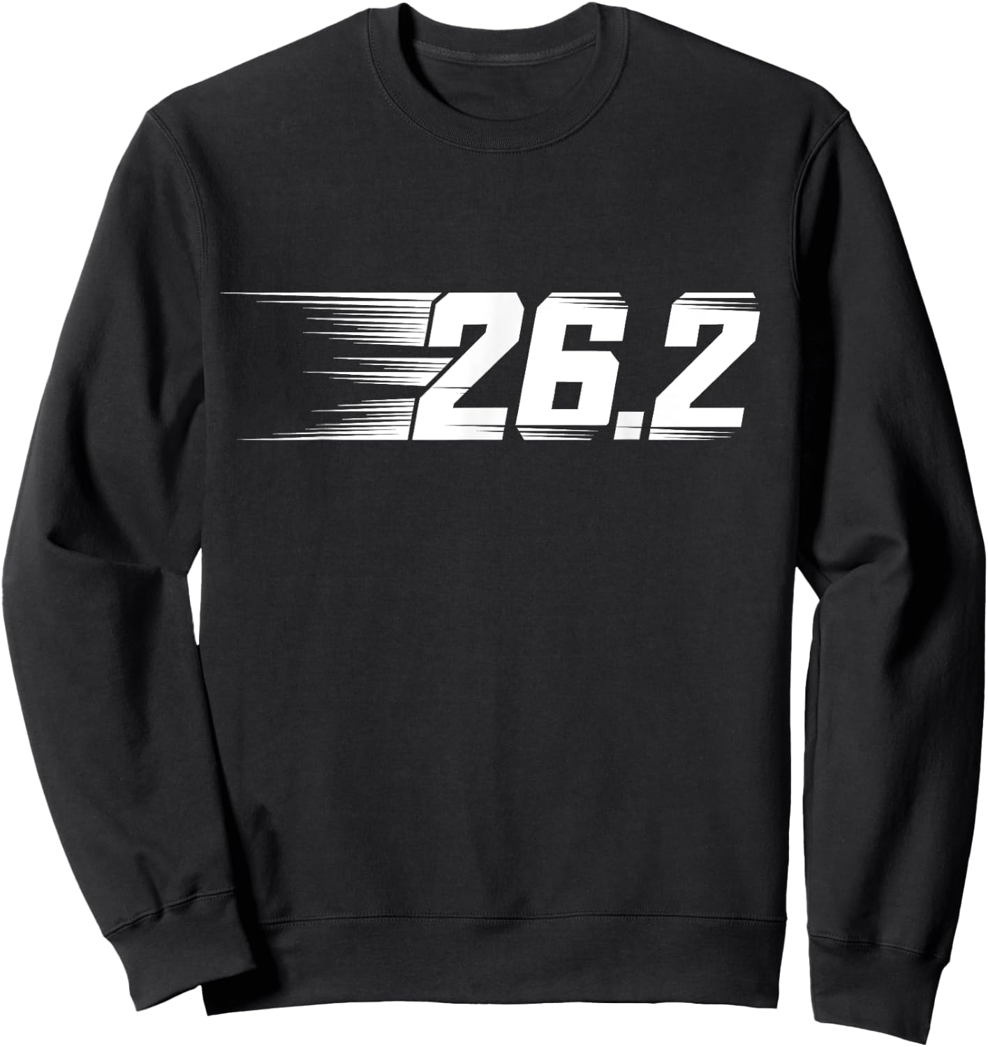 26.2 Miles Marathon Runner Running Marathon Runner Sweatshirt - Sweatshirt | Black