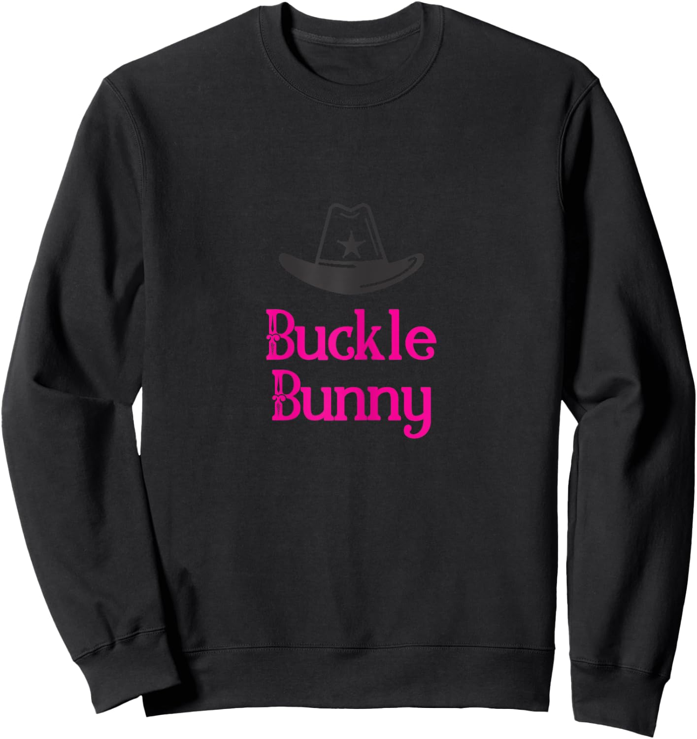 Bunny Rodeo buckle Sweatshirt - Sweatshirt | Black