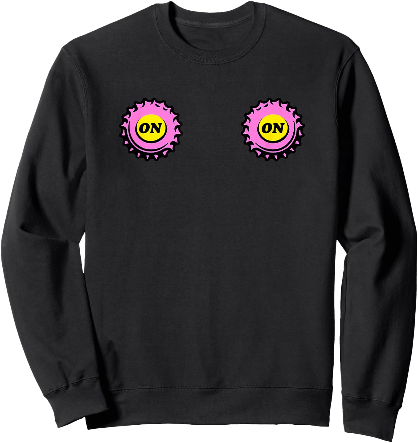 Hash House Harriers HHH On-on Boobs Funny Boob Run On on Sweatshirt - Sweatshirt | Black