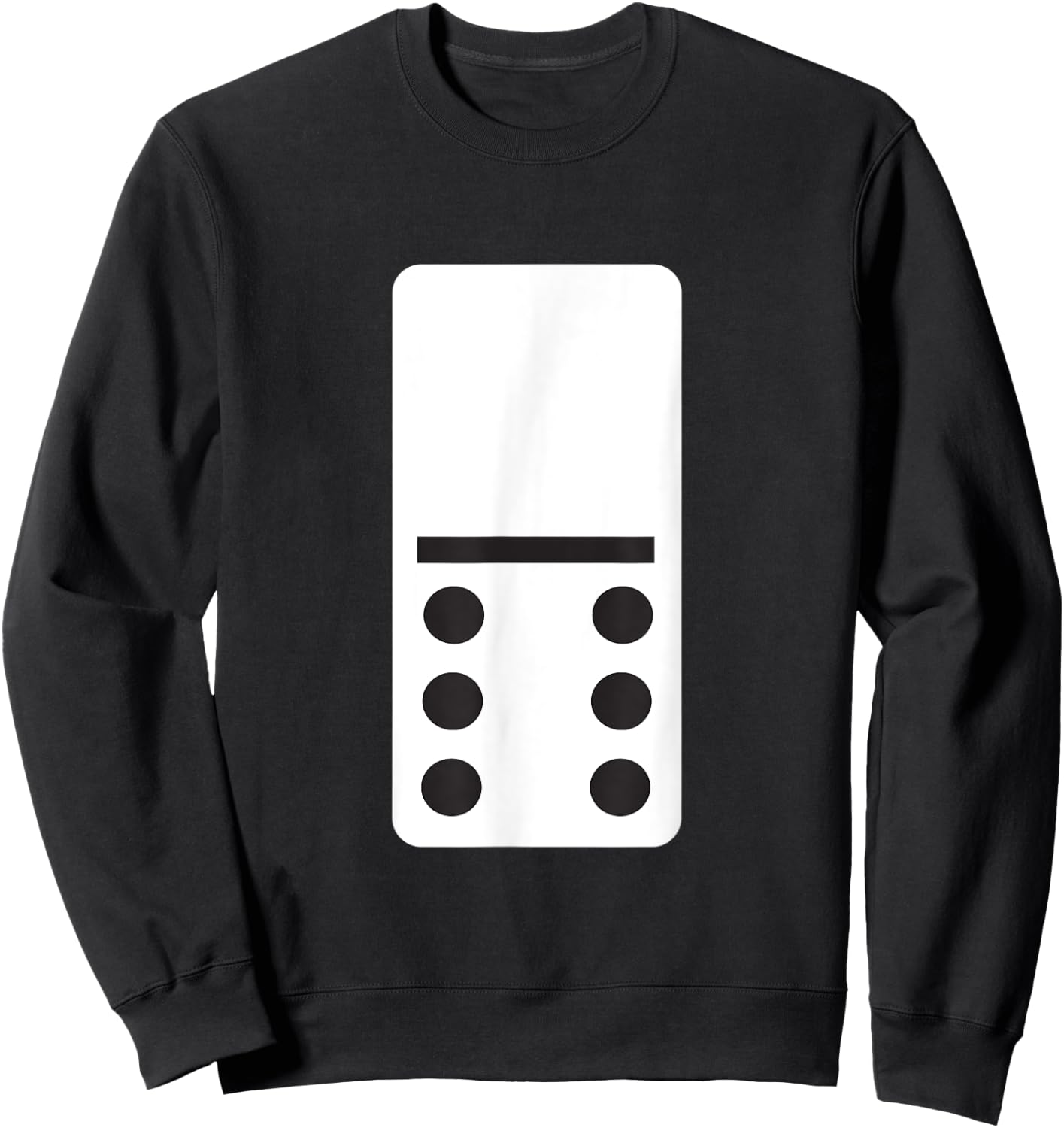 Dominoes Game Set - Matching Group - Blank Six Sweatshirt - Sweatshirt | Black