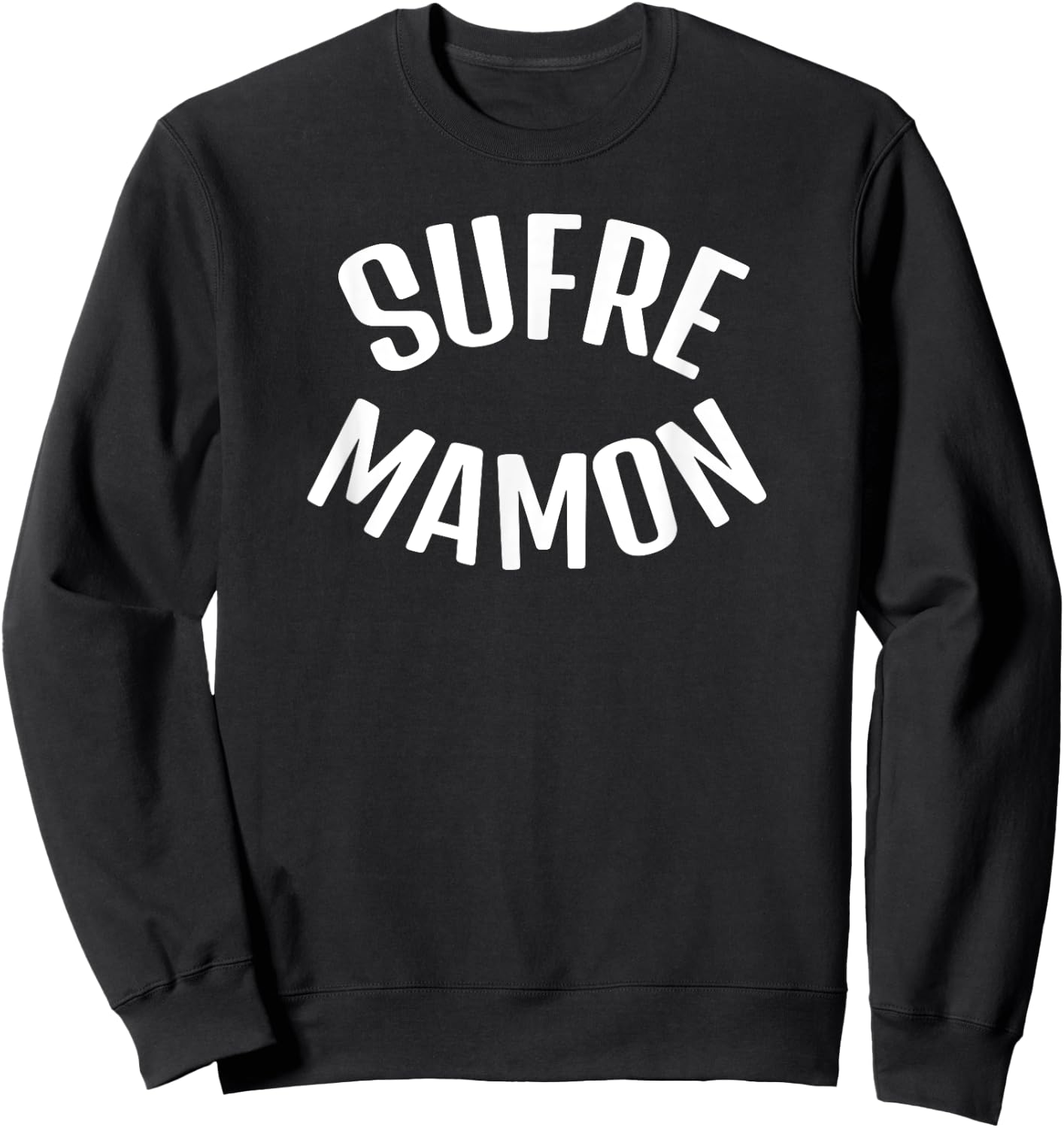 Sufre Mamon Nostalgia 80's Post Punk Sweatshirt - Sweatshirt | Black