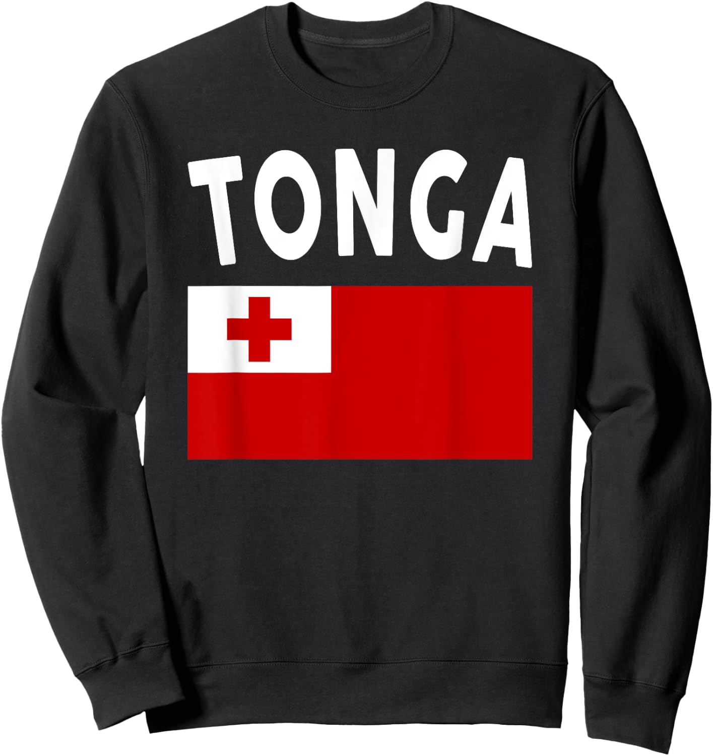 Tonga Flag | Tongan Pride Men Women Kids Gifts Sweatshirt - Sweatshirt | Black