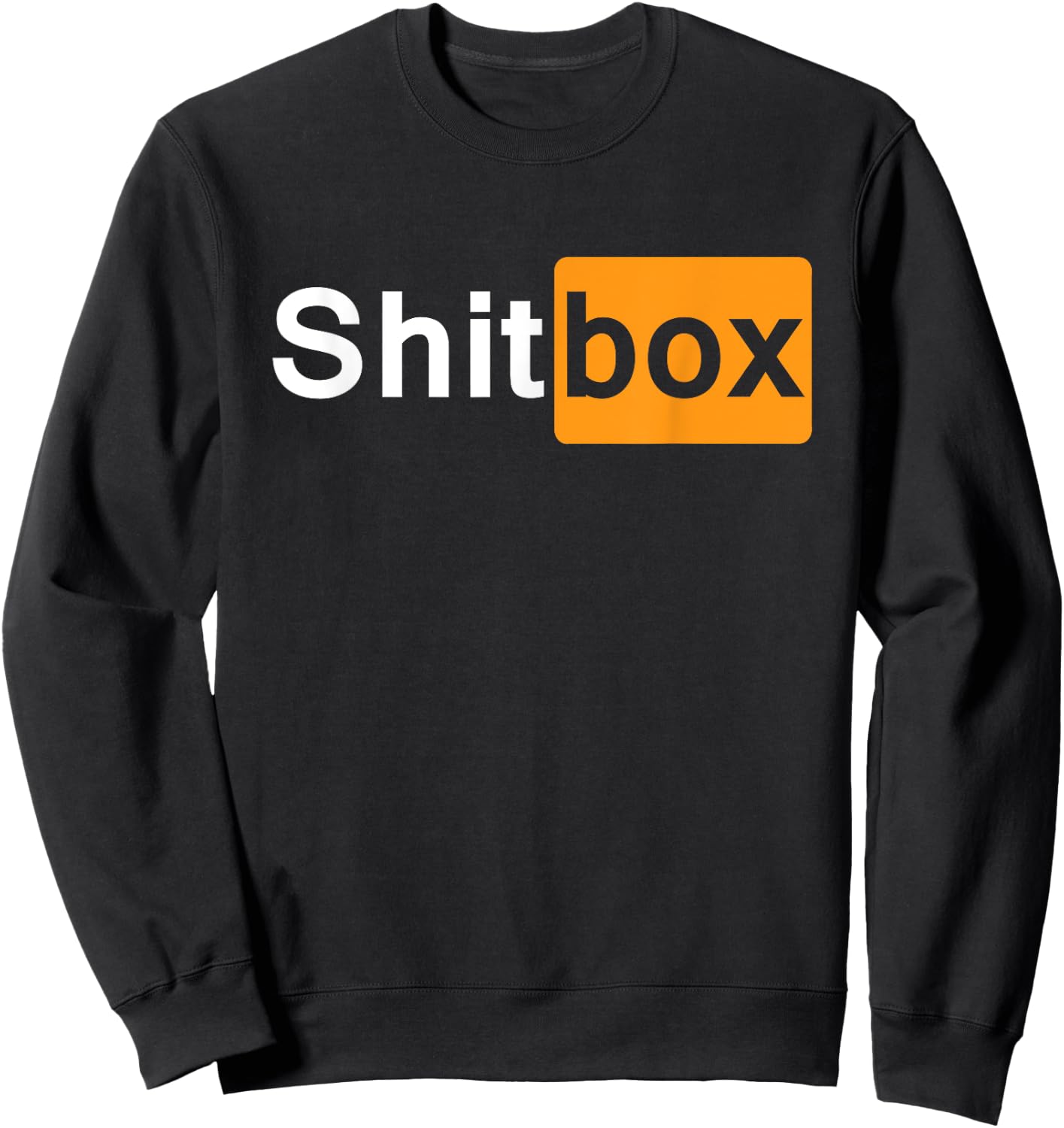 Shitbox Hub Car guy Mechanic Car Truck Adult Humor Sweatshirt - Sweatshirt | Black