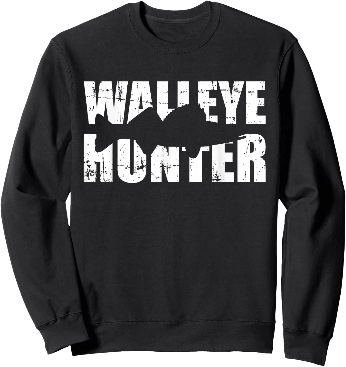Walleye hunter Sweatshirt - Sweatshirt | Black