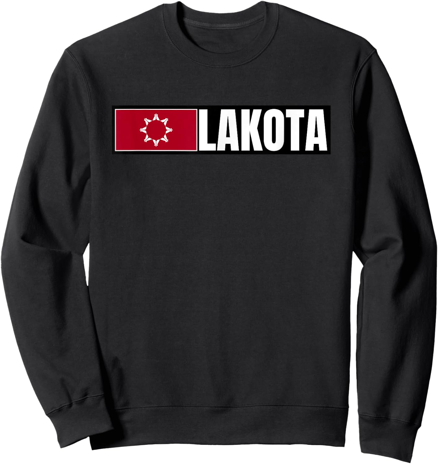 Lakota Flag Sweatshirt - Sweatshirt | Black