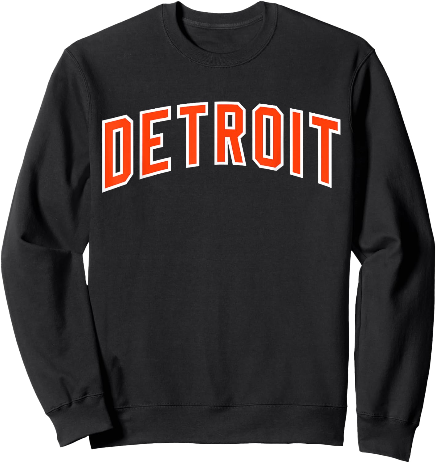 Vintage Detroit Men Detroit Retro Detroit Throwback Sweatshirt - Sweatshirt | Black