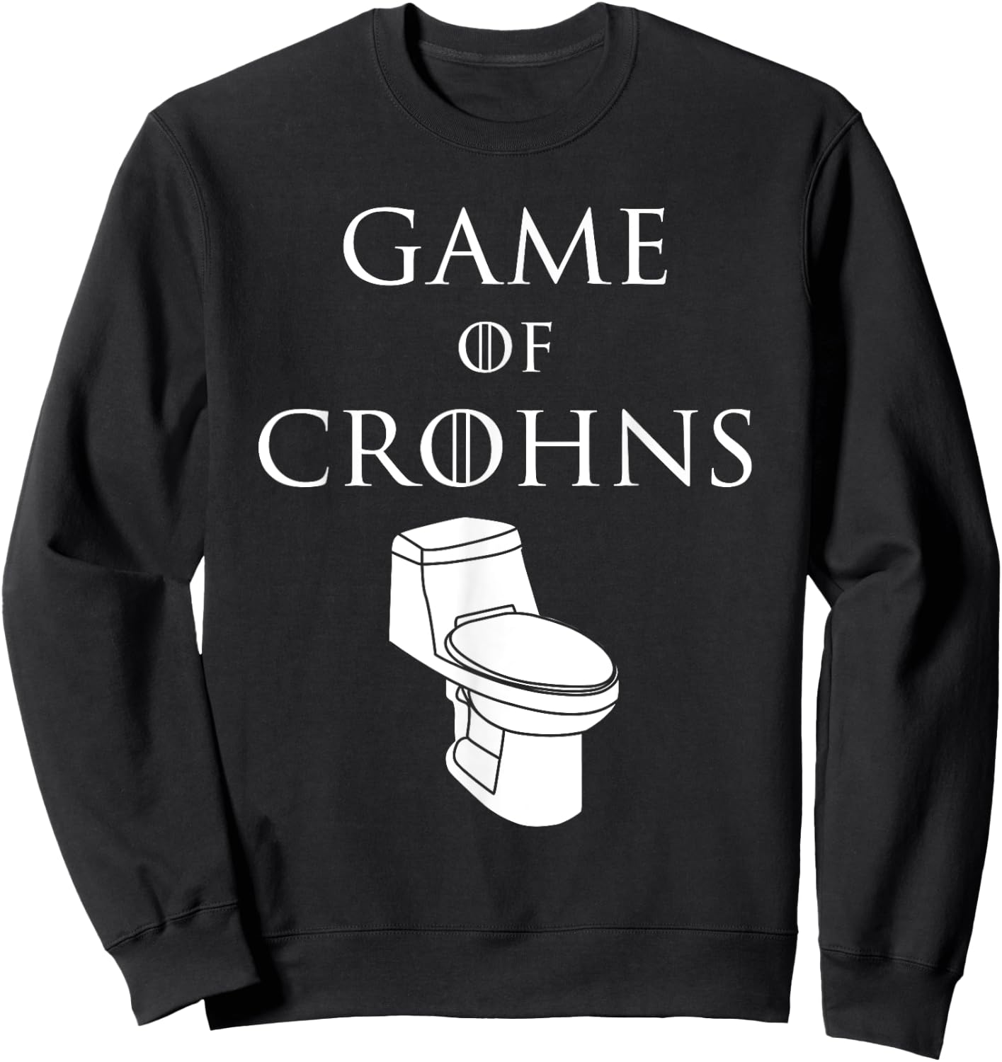 Funny Game of Crohns Awareness Chron's Disease Symptoms Sweatshirt - Sweatshirt | Black