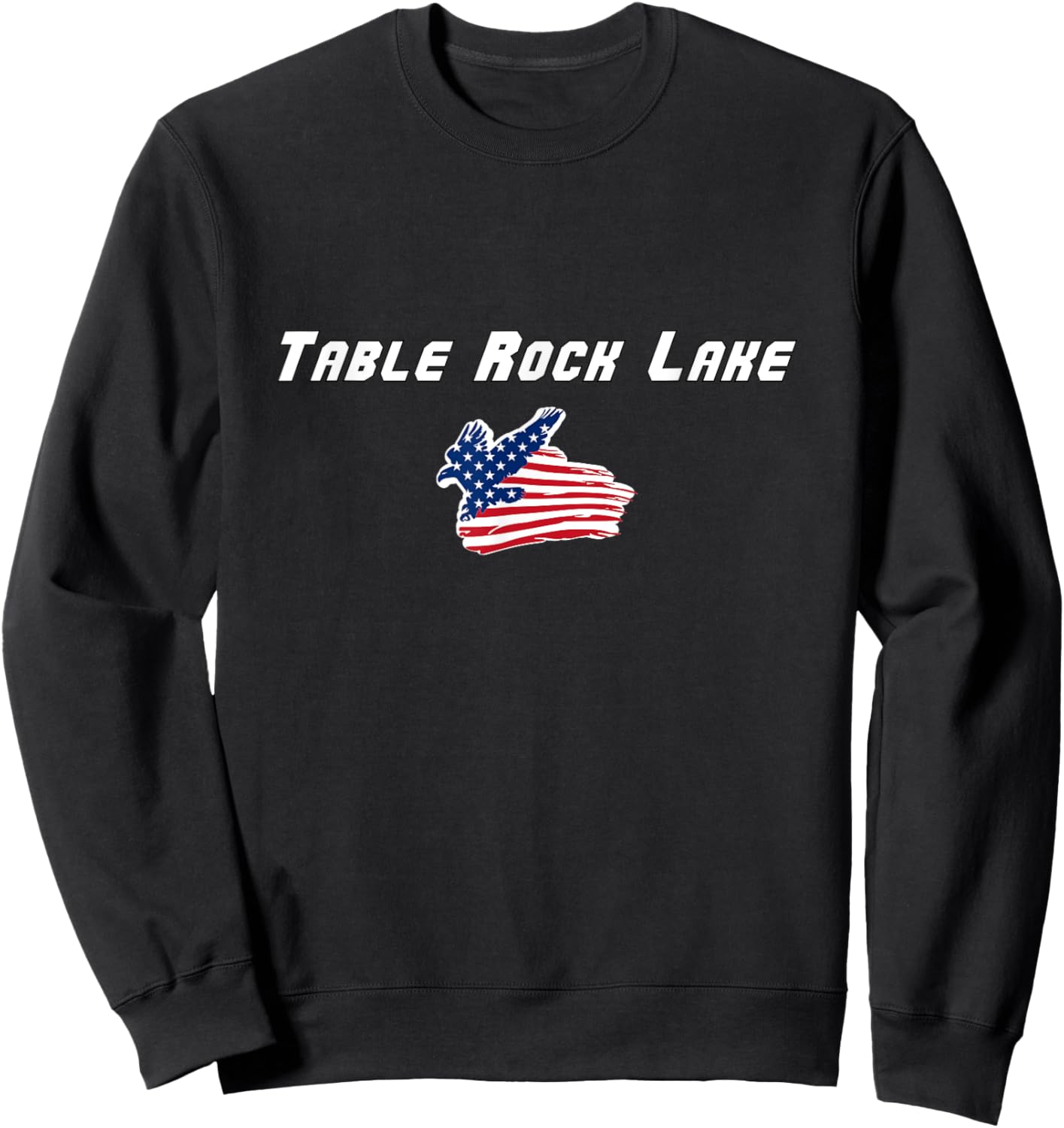 Table Rock Lake - Missouri, USA Sweatshirt - Sweatshirt | Black