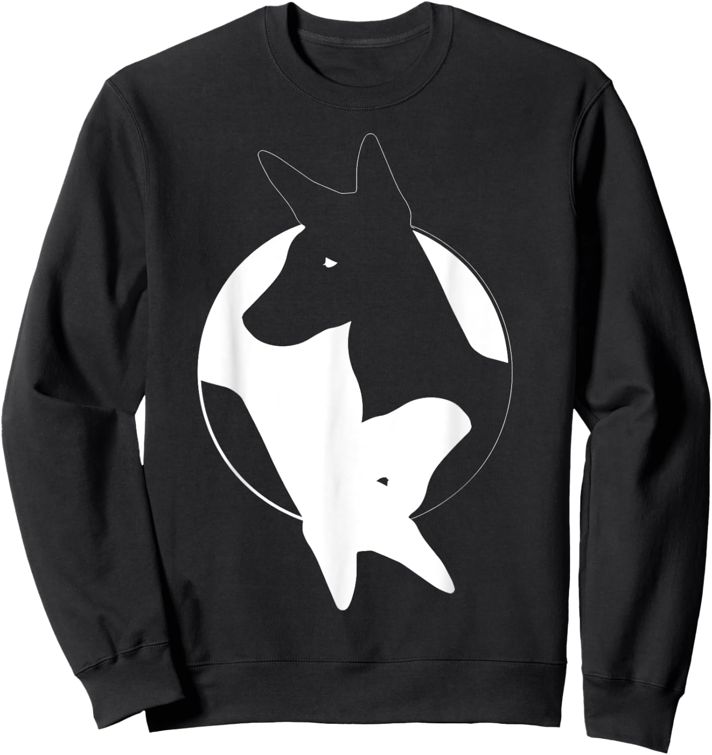 Yin Yang Xolo Funny Xoloitzcuintli Symbol Zen Meditation Sweatshirt - Sweatshirt | Black