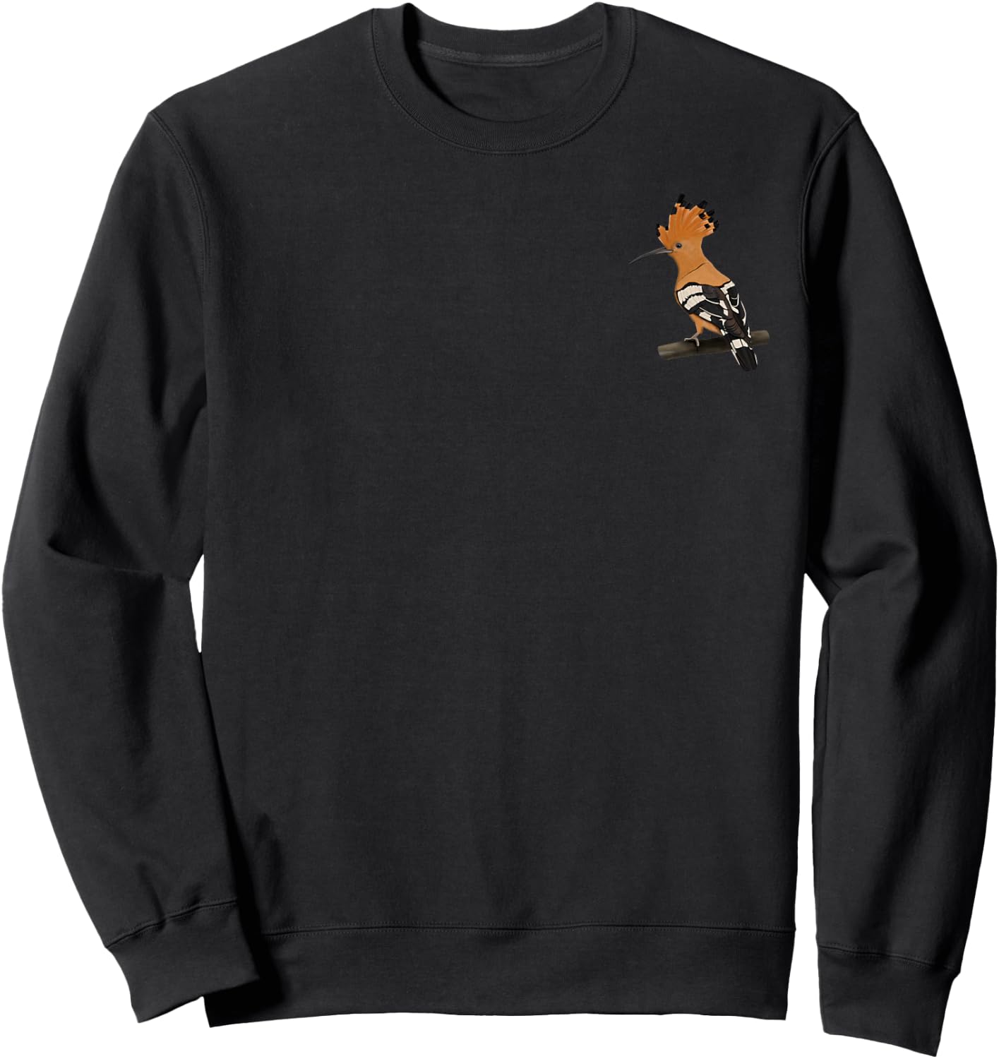 Hoopoe Bird Art Birdlover Birdwatcher Animal Biologist Sweatshirt - Sweatshirt | Black
