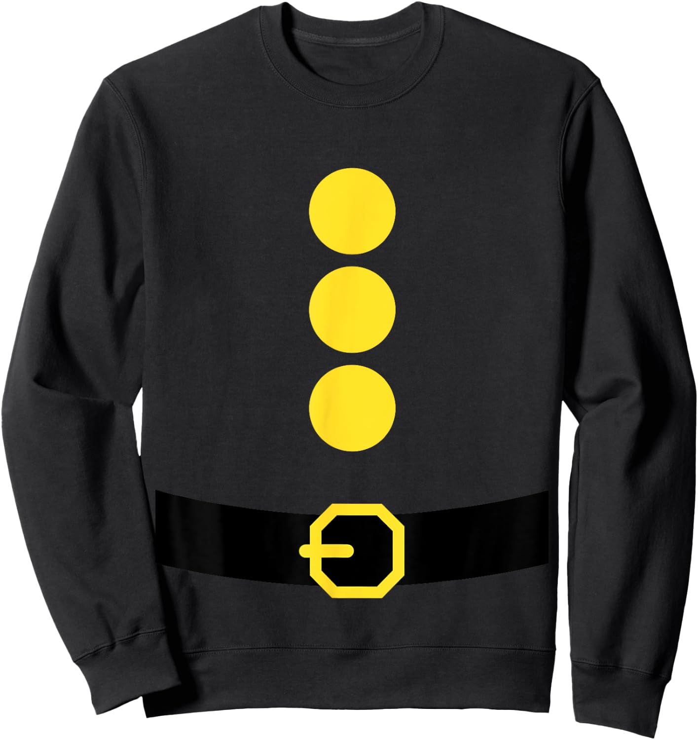 Dwarf Easy Halloween Costume Men Women Kids Group Matching Sweatshirt - Sweatshirt | Black
