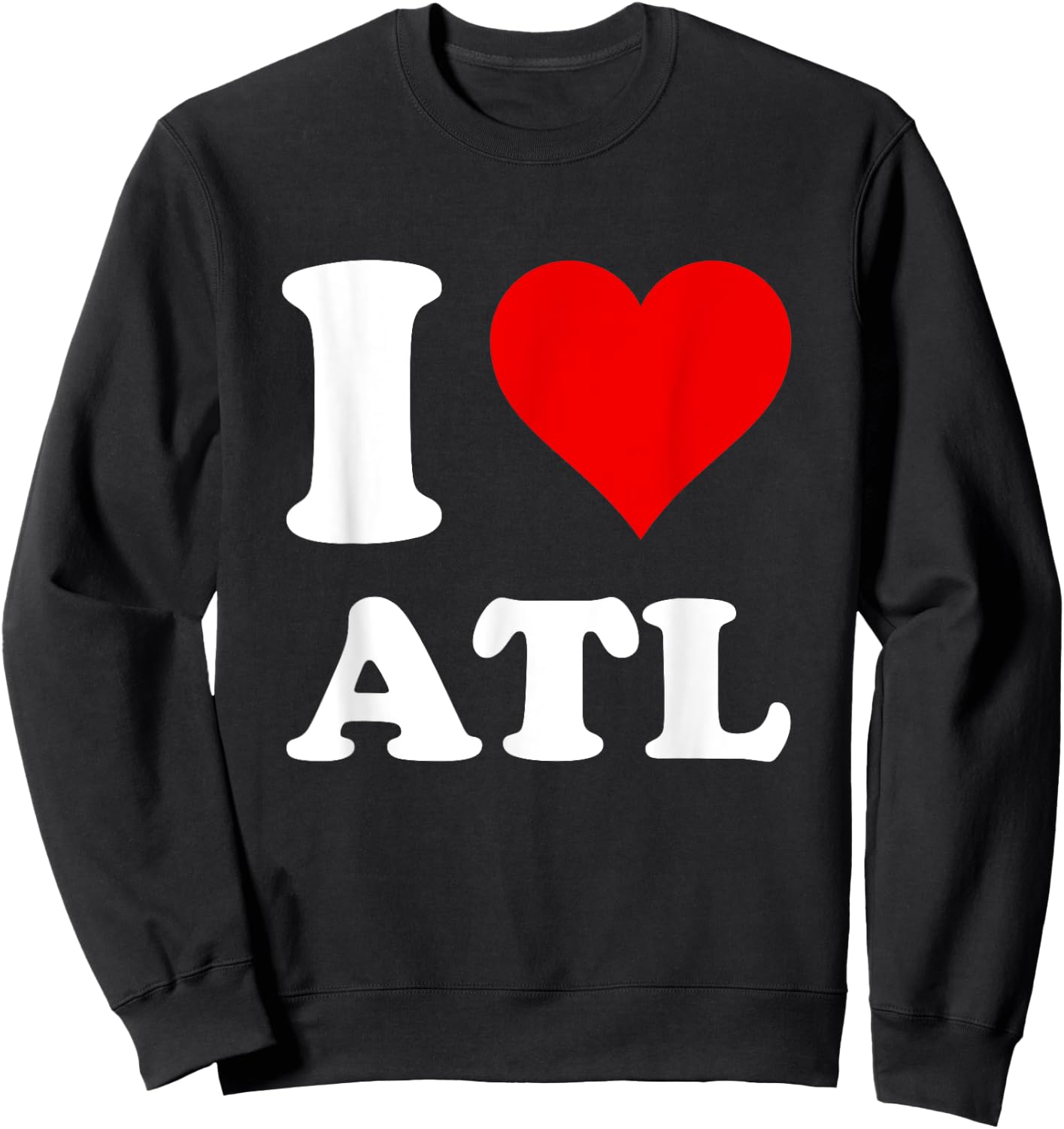 I Love Atl Sweatshirt - Sweatshirt | Black