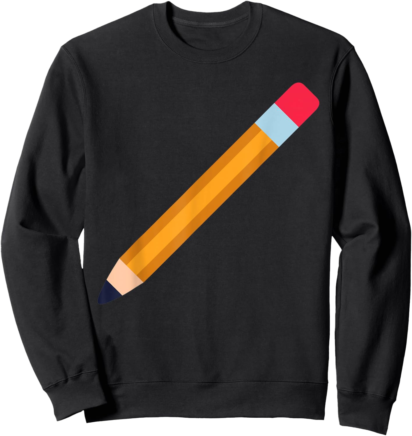 Pencil Cassette Tape Mixed Tape Halloween Couples Costume Sweatshirt - Sweatshirt | Black