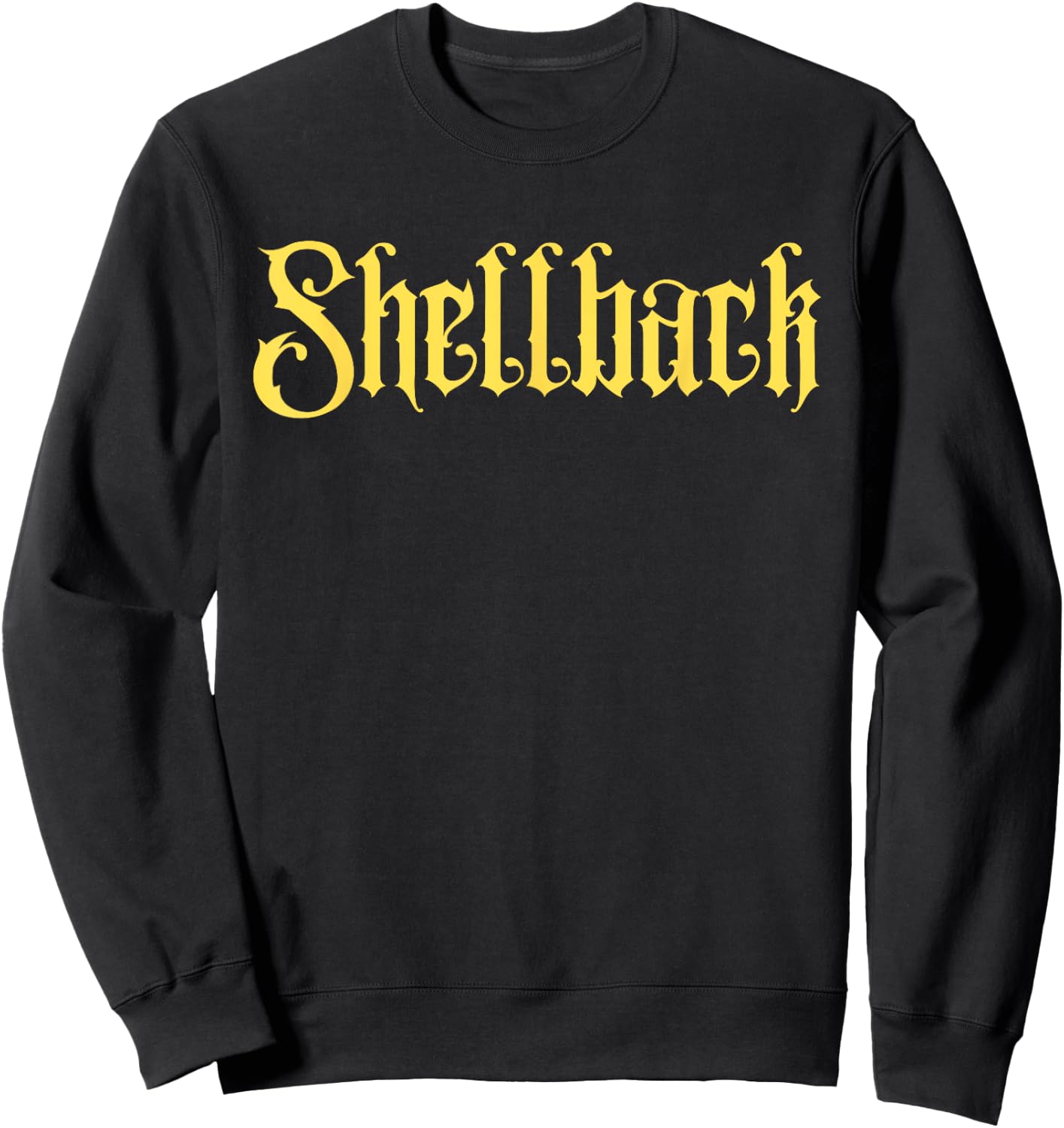 Vintage Navy Crusty Shellback Kraken Sweatshirt - Sweatshirt | Black