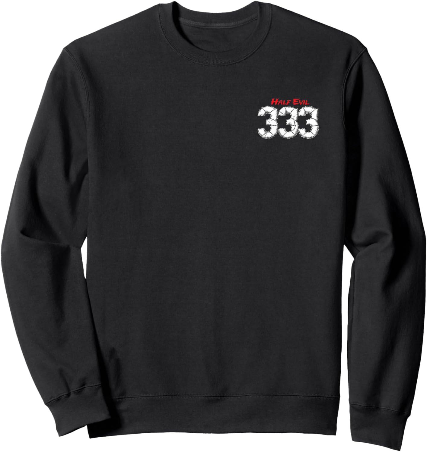 Half Evil 333 Sweatshirt - Sweatshirt | Black