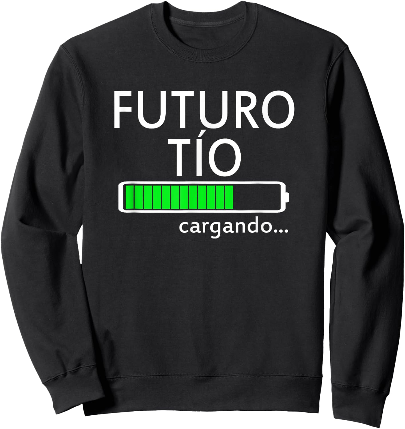 Futuro Tio Cargando Spanish Uncle Pregnancy Announcement Sweatshirt - Sweatshirt | Black
