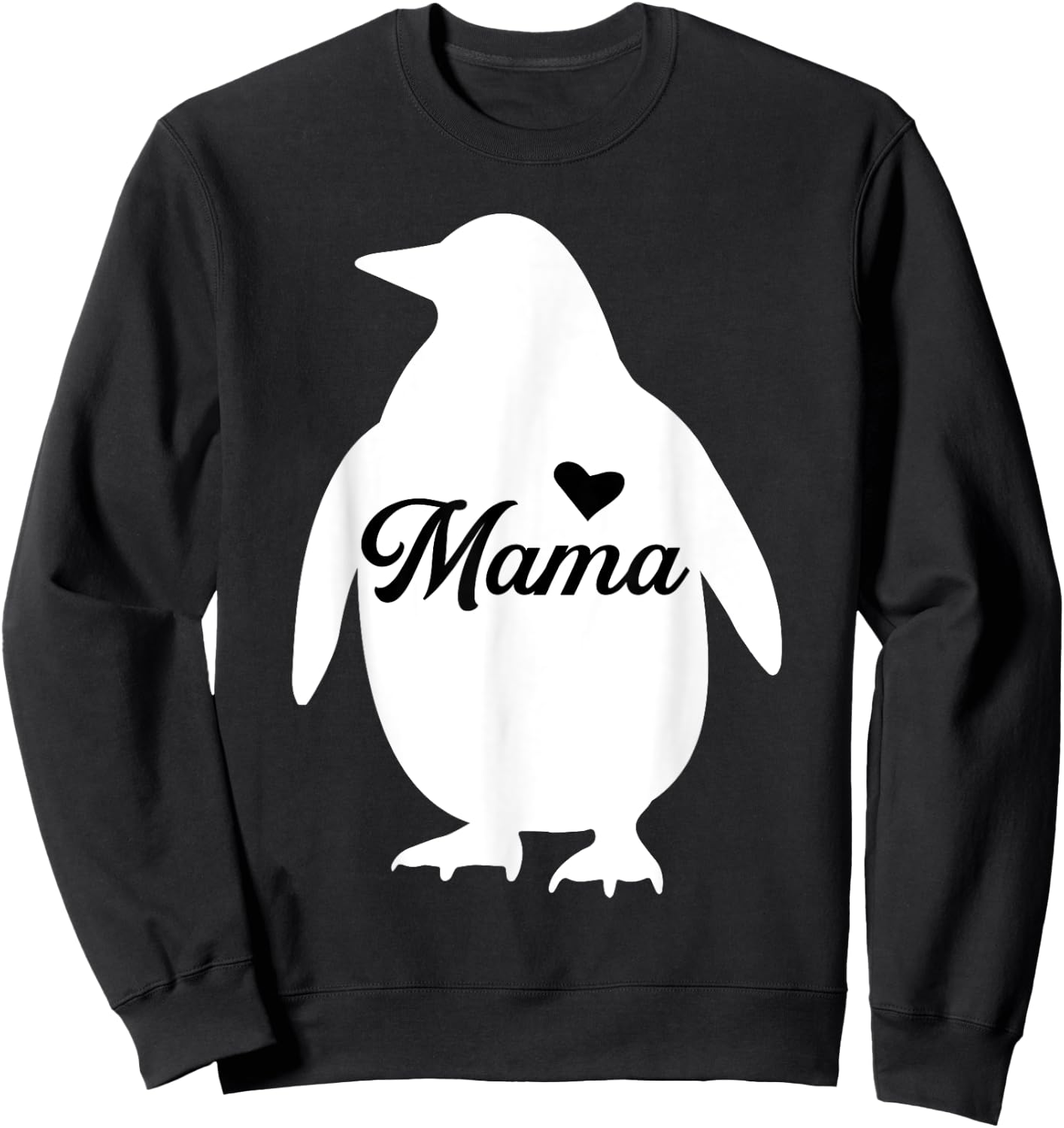 Mama Penguin Sweatshirt - Sweatshirt | Black