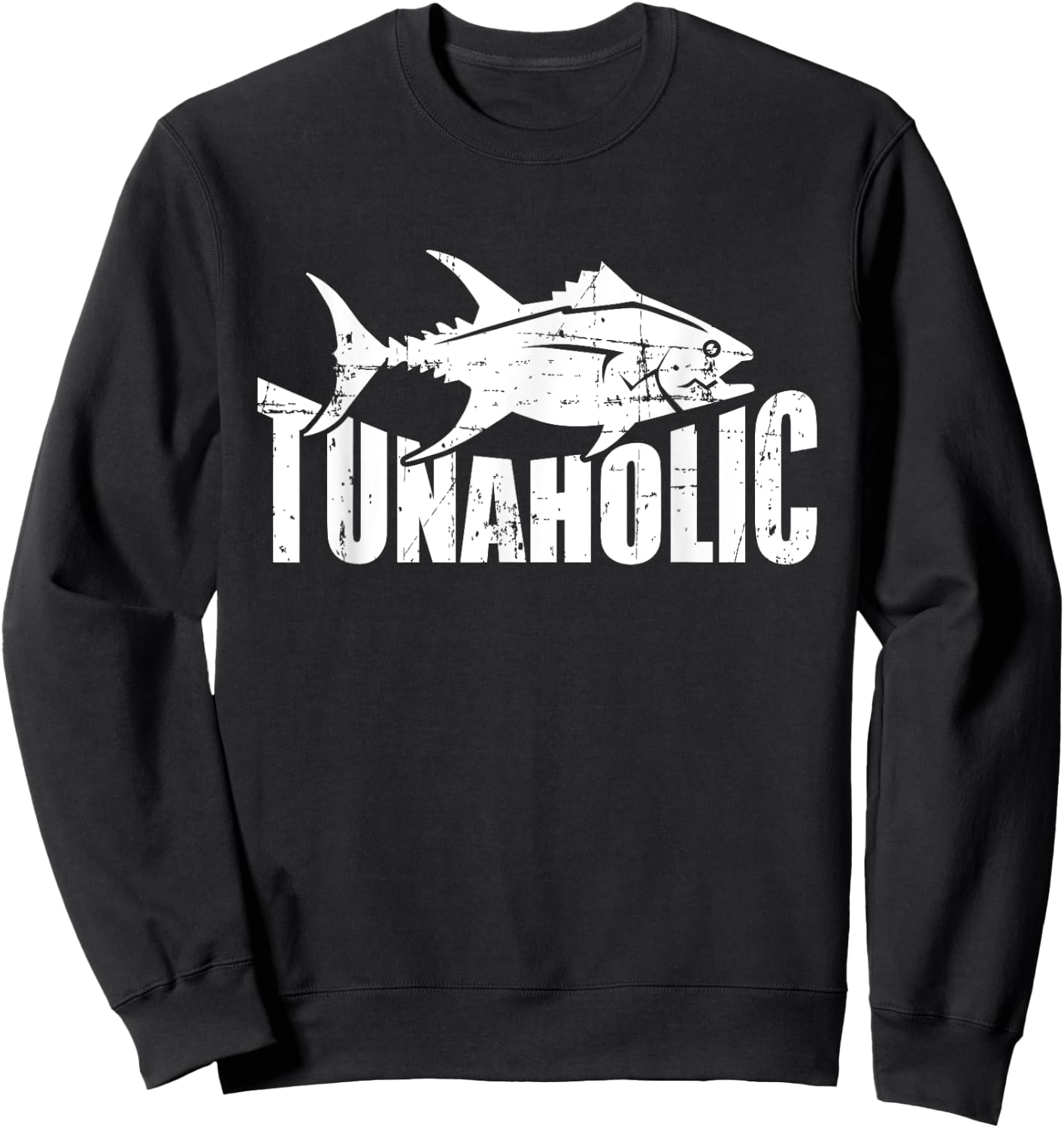 Fishing tunaholic Sweatshirt - Sweatshirt | Black