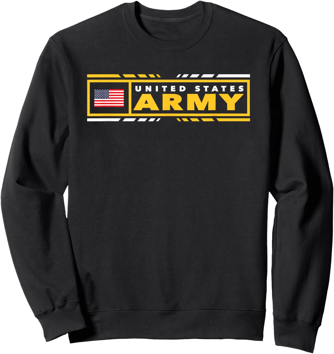 Army United States Military Zone Black Officially Licensed Sweatshirt - Sweatshirt | Black