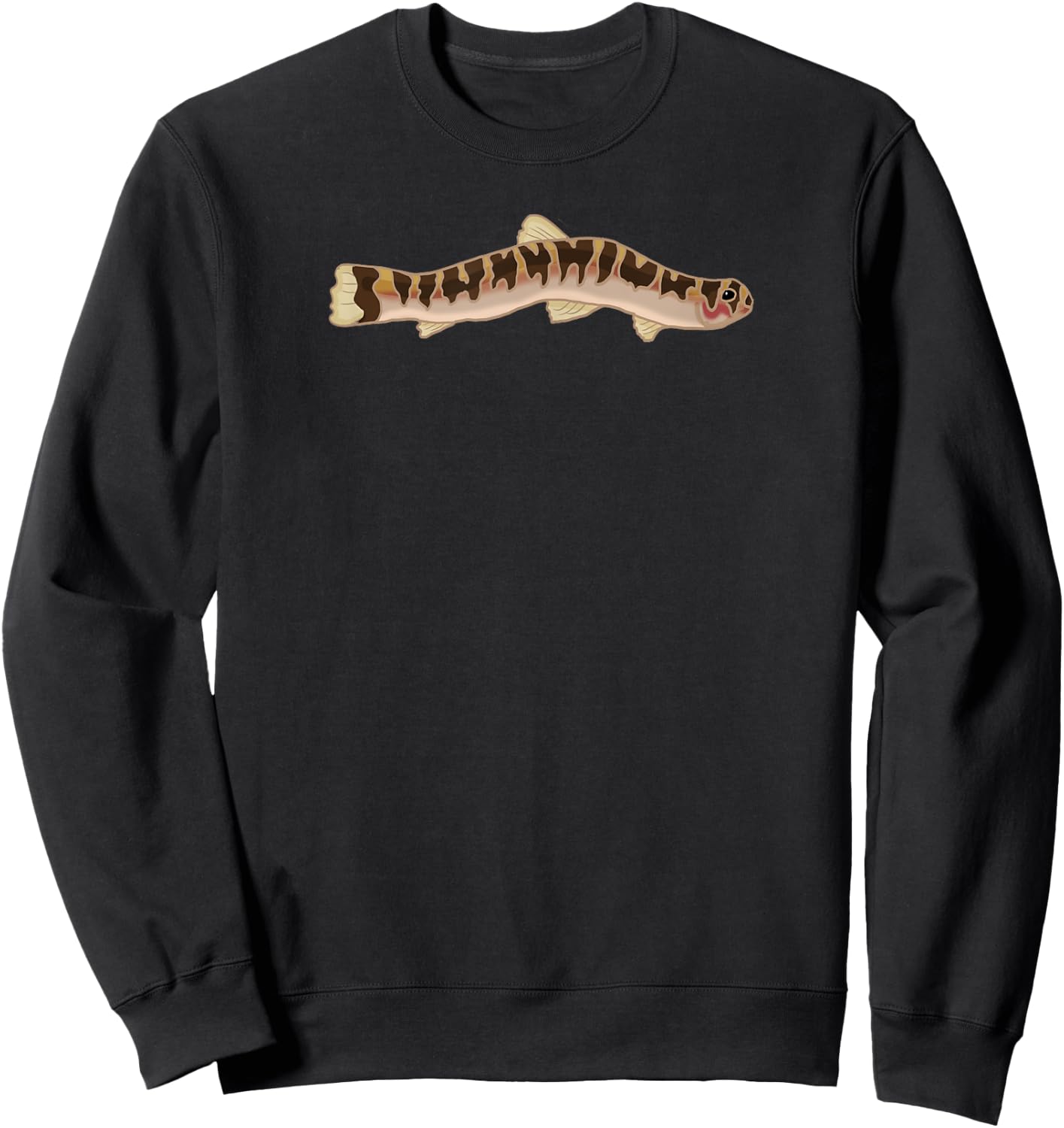 Kuhli Loach Aquarium Design for Fishkeeping Fans Sweatshirt - Sweatshirt | Black