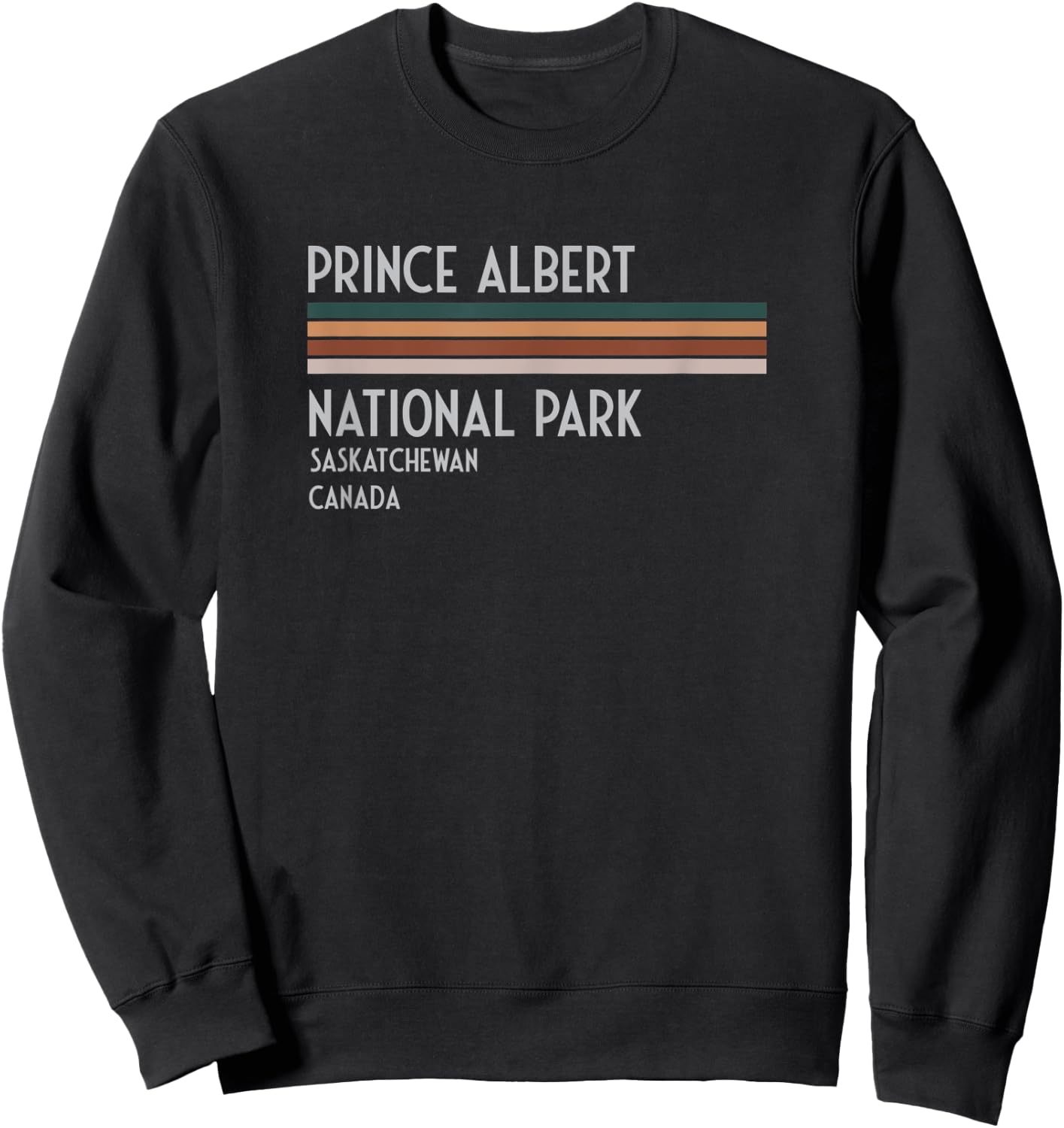 Prince Albert National Park Canada Sweatshirt - Sweatshirt | Black