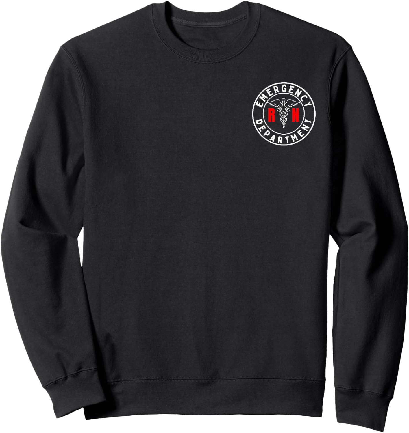 ER Nurse Emergency Room Emergency Department Design Sweatshirt - Sweatshirt | Black