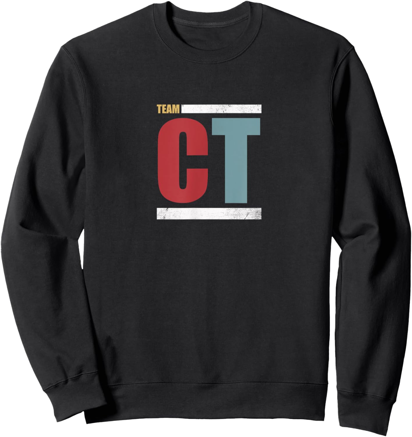 Team CT Challenge (Distressed) Sweatshirt - Sweatshirt | Black