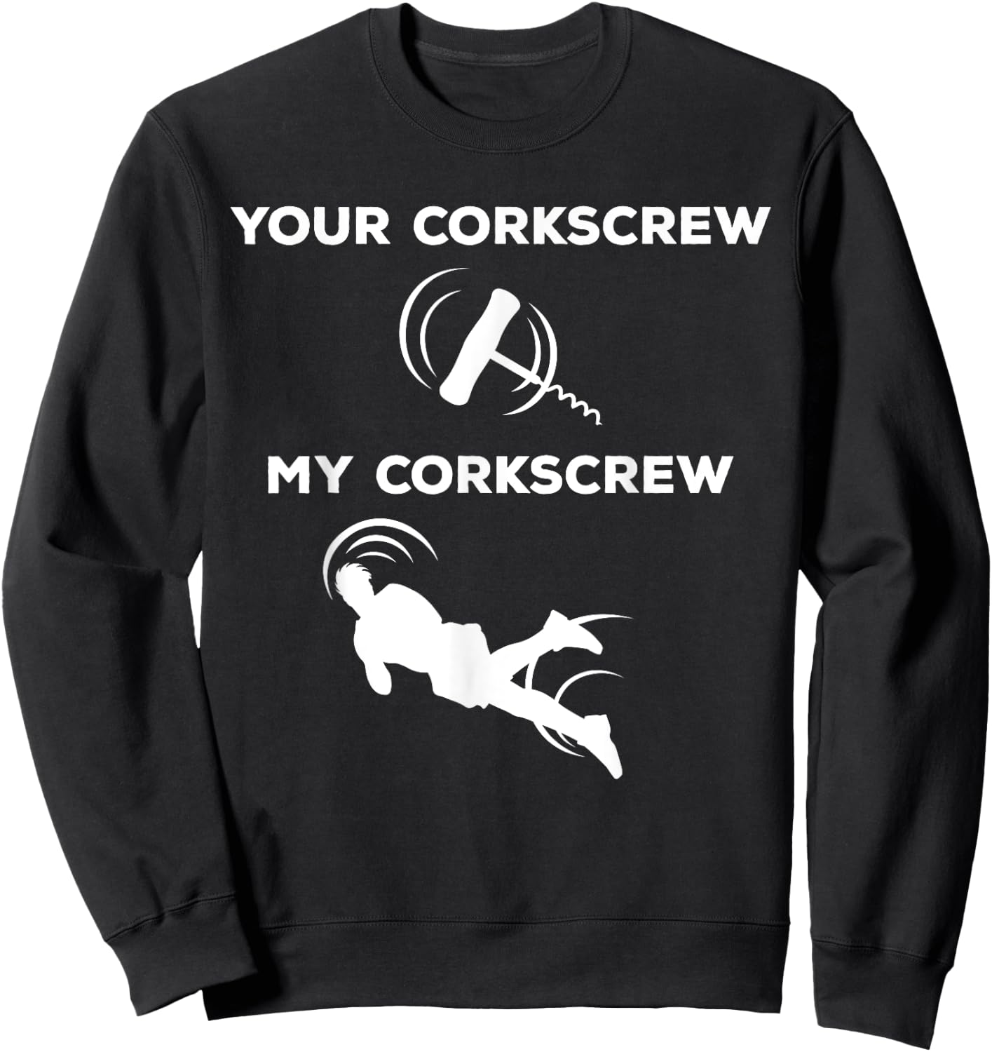 Tricking Screw Gift - Funny Tricking Martial Arts Sweatshirt - Sweatshirt | Black