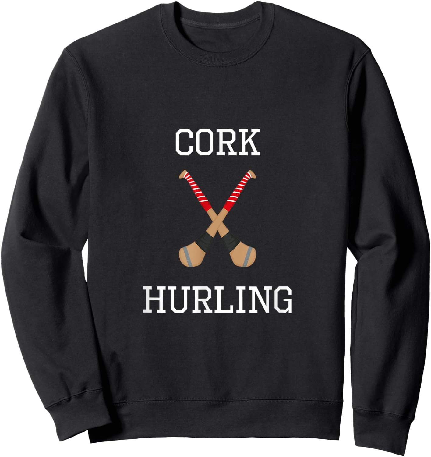 Cork Hurling Irish County Ireland Hurling Sweatshirt - Sweatshirt | Black