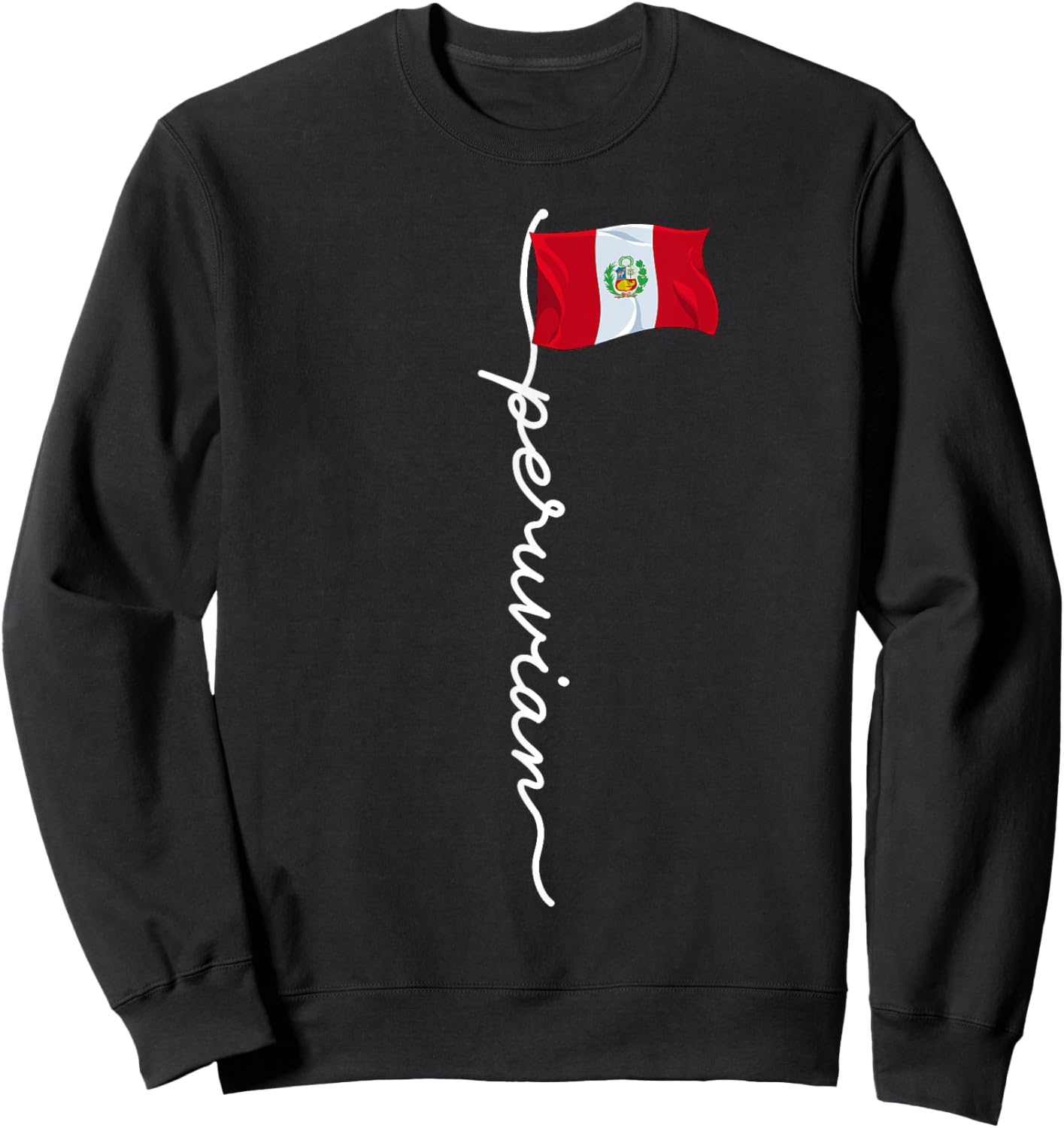Peru Signature Peruvian , Small, Black Sweatshirt - Sweatshirt | Black