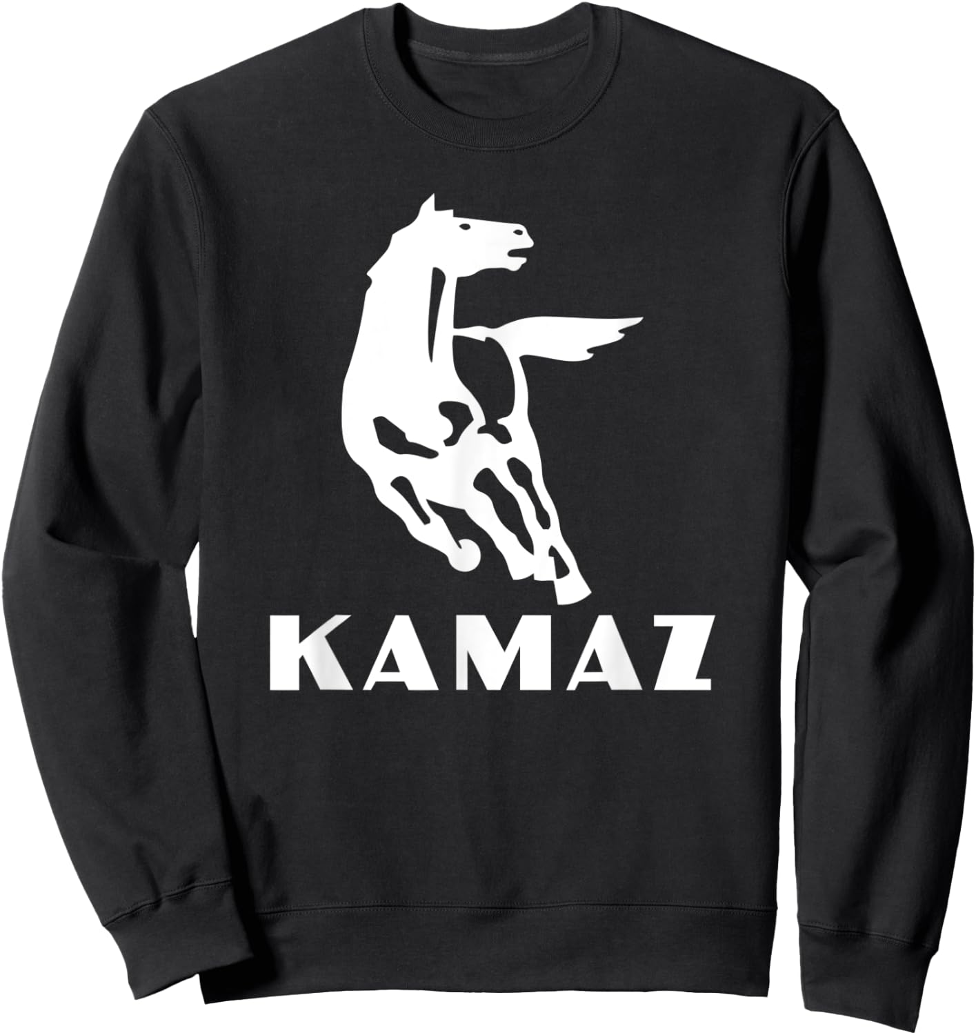 Russian truck Kamaz USSR Sweatshirt - Sweatshirt | Black