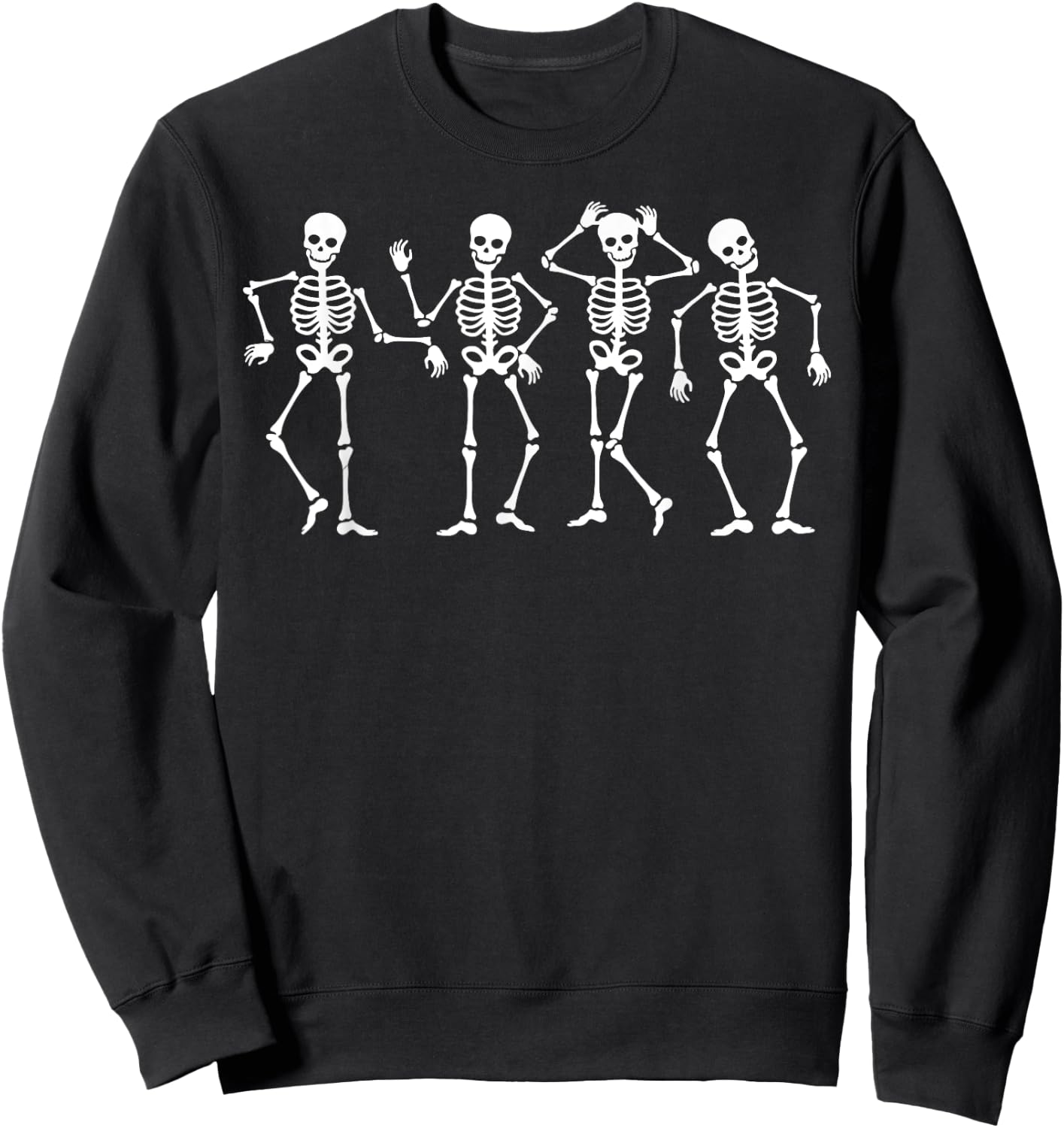 Dancing Skeletons Halloween Dance Challenge Boys Girl Kids Sweatshirt - Sweatshirt | Black