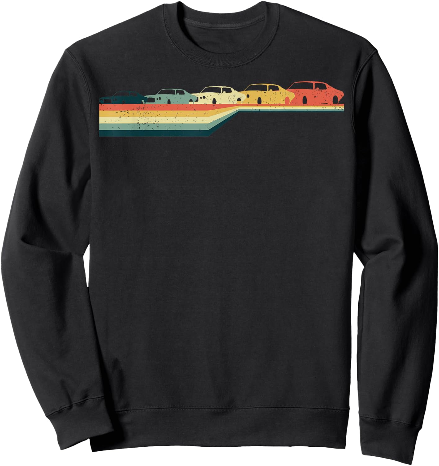 AUTOCROSS Funny Gift Vintage Retro Sweatshirt - Sweatshirt | Black