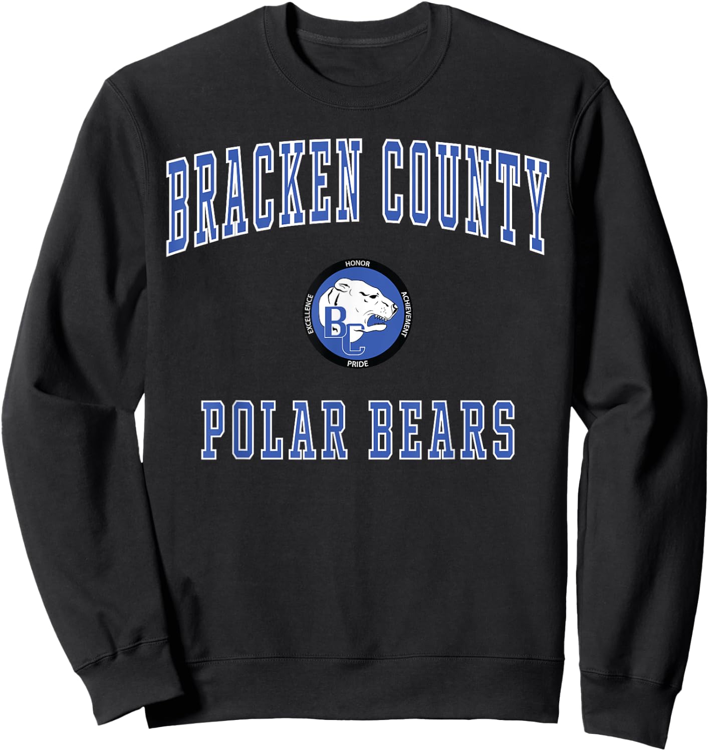 Bracken County High School Polar Bears Sweatshirt - Sweatshirt | Black