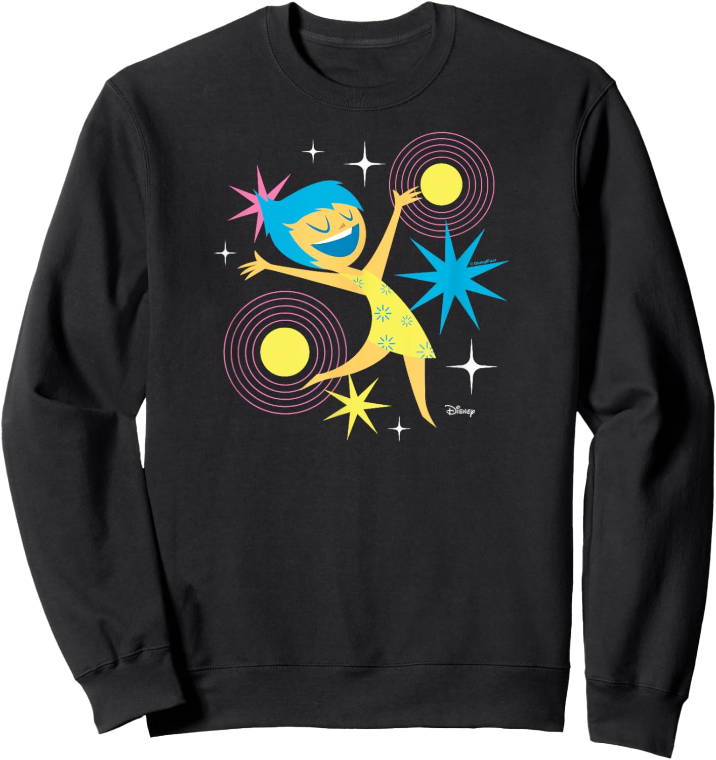Inside Out 2 - Joy Emotion Character Sweatshirt - Sweatshirt | Black