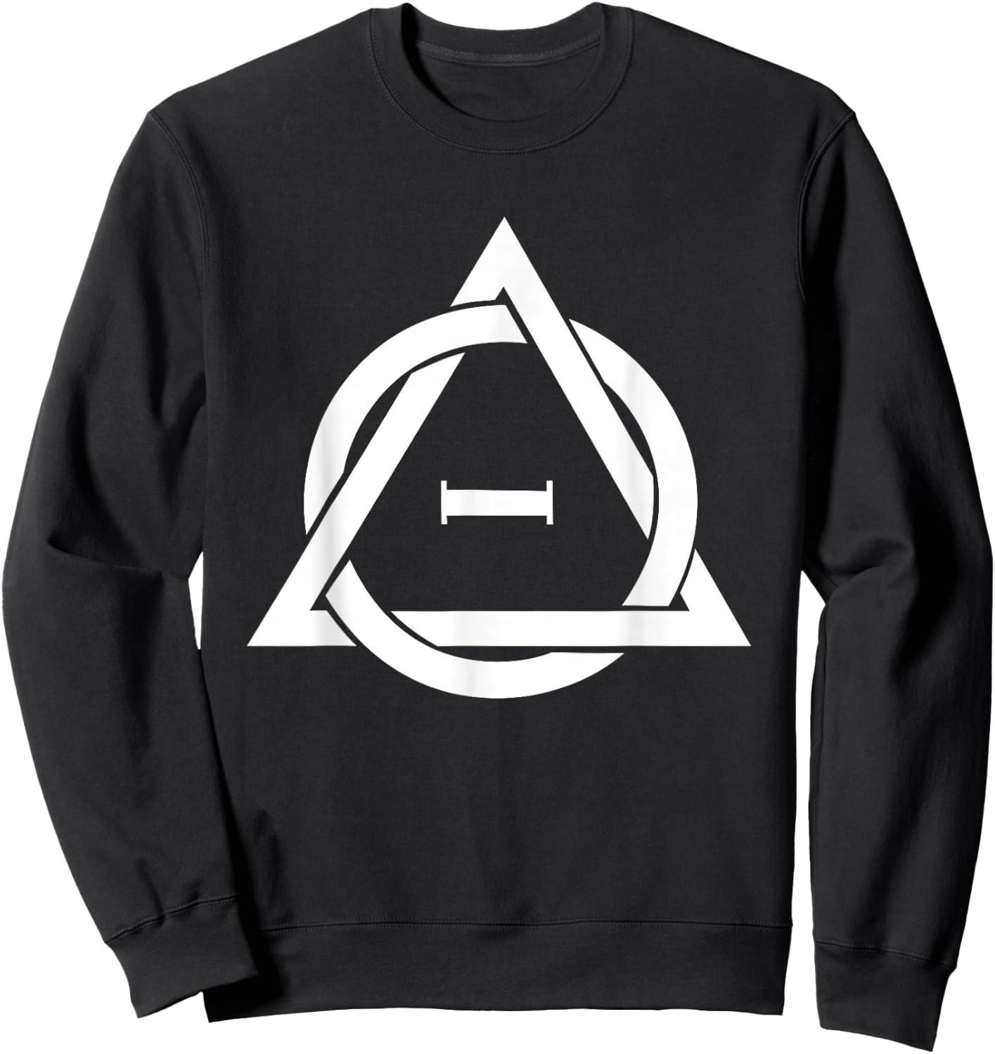 Therian Symbol Quadrobics Sport Sign White Sweatshirt - Sweatshirt | Black