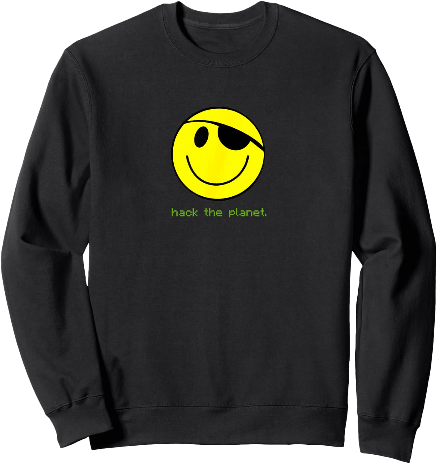 Hack The Planet Sweatshirt - Sweatshirt | Black