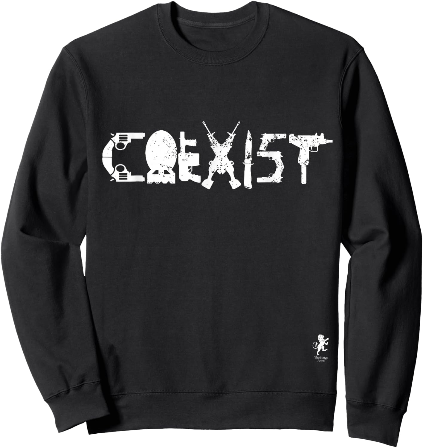 Coexist Firearms Sweatshirt - Sweatshirt | Black