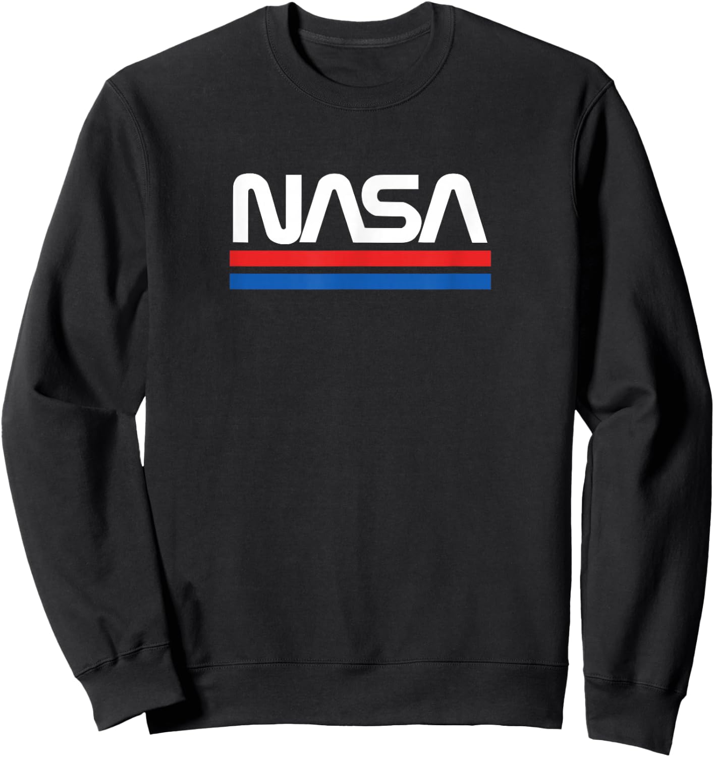 Retro NASA Logo Sweatshirt - Sweatshirt | Black