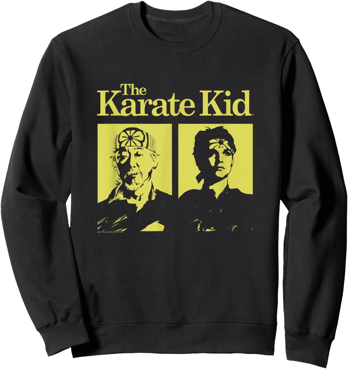 The Karate Kid Sensei and Student Vintage Photo Movie Sweatshirt - Sweatshirt | Black