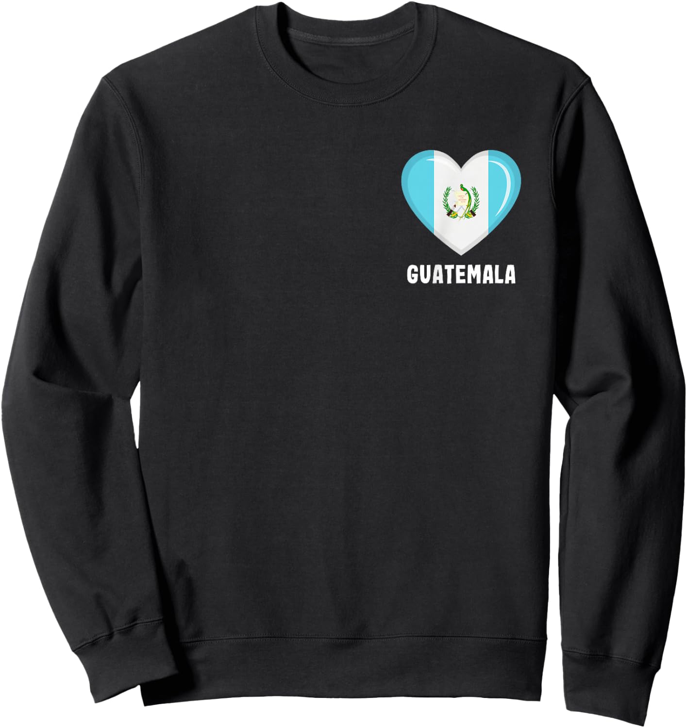 Guatemala Flag Shirt | Guatemalan Sweatshirt - Sweatshirt | Black