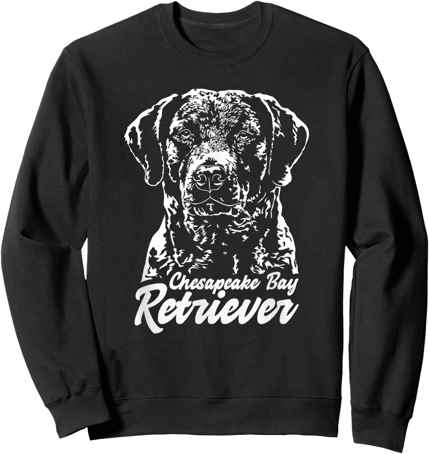 Funny Proud Chesapeake Bay Retriever dog portrait gift Women Sweatshirt - Sweatshirt | Black